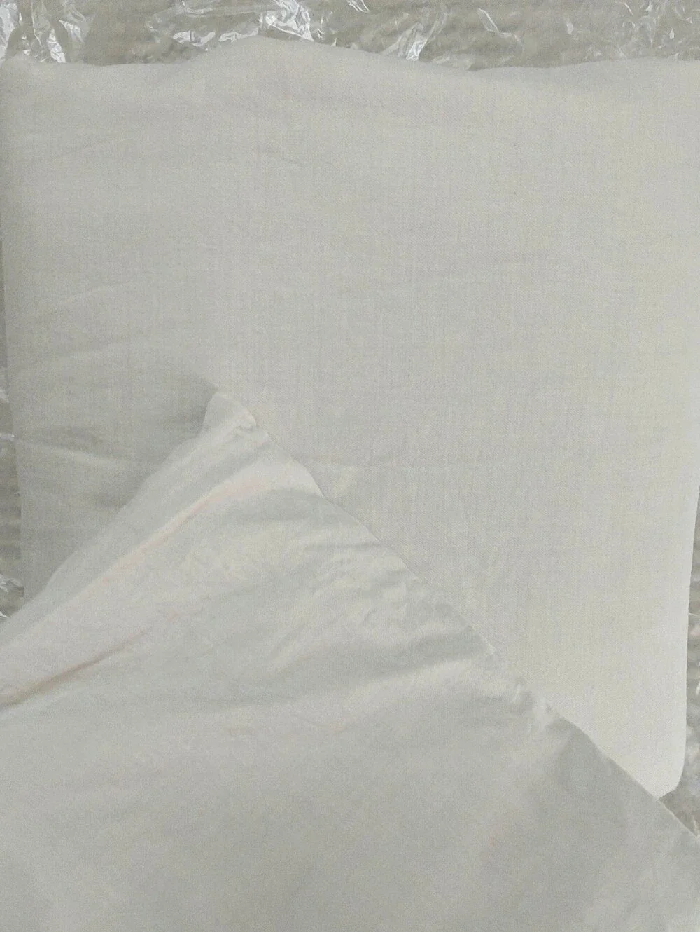 Quince Cotton & Cashmere Duvet Cover Natural Set! Full/ Queen (832)